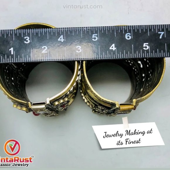 single  cuff  Afghan Vintage Handcuff, Cuff Bracelet, Boho Style, Boho Jewelry, - Picture 11 of 13